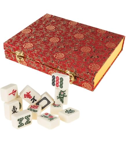 Amazon.com: SHATONG Mahjong Chinese Mahjong Game Set 144 Tiles